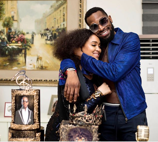 D'Banj and wife
